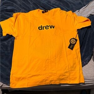 Drew House Secret T Shirt Yellow Golden size M